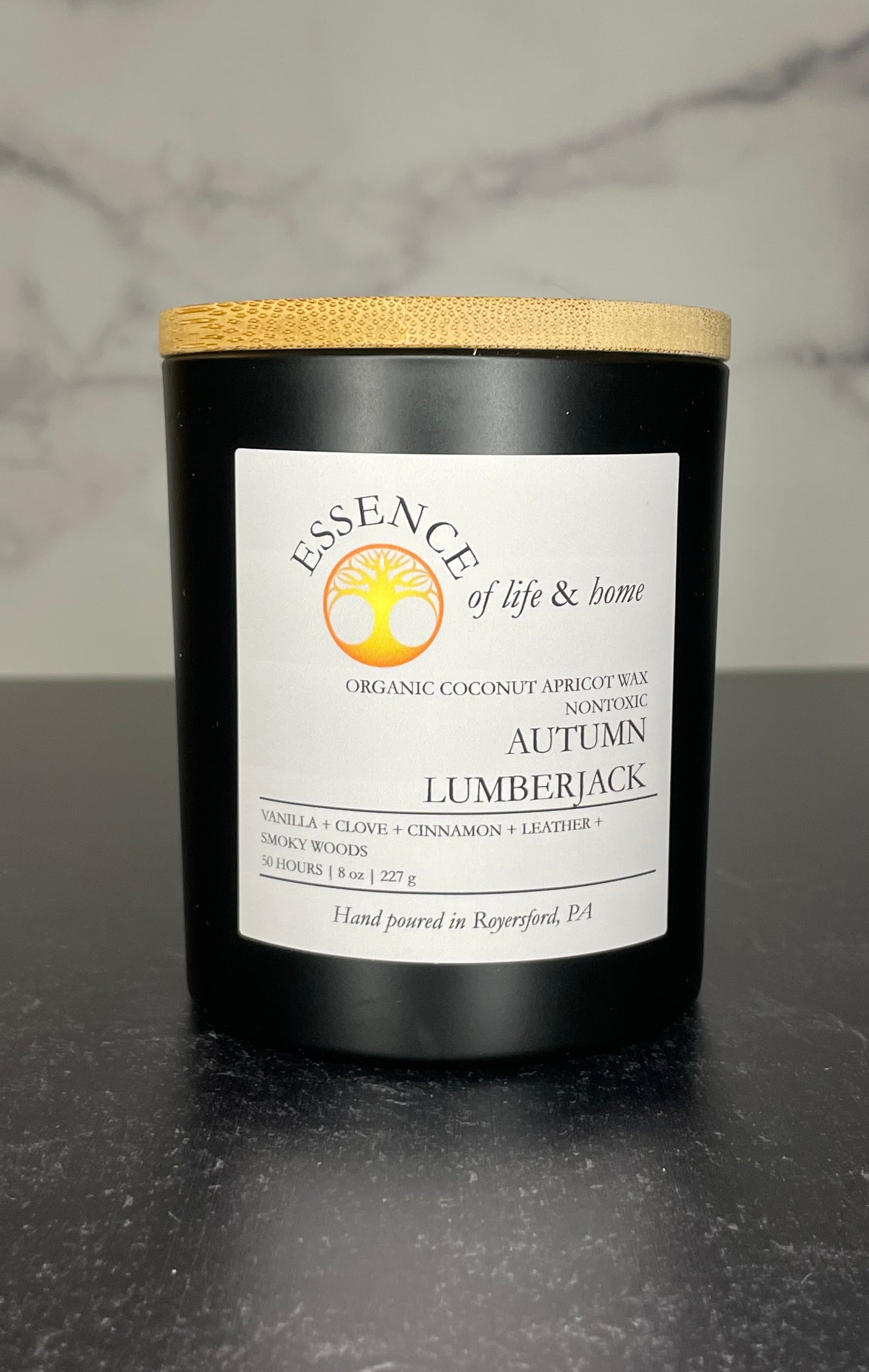 Autumn Lumberjack | 8oz Candle – Essence of Life & Home