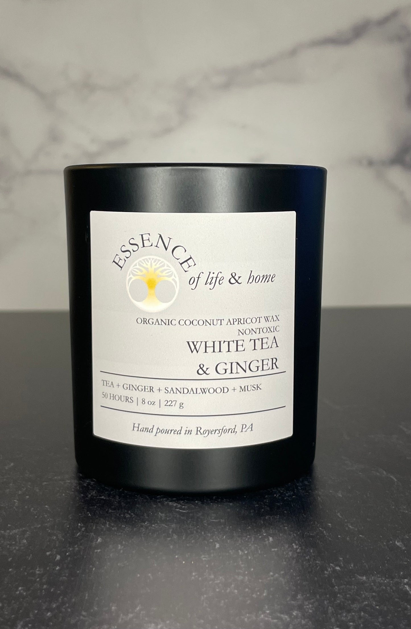 White Tea & Ginger | 8oz Candle