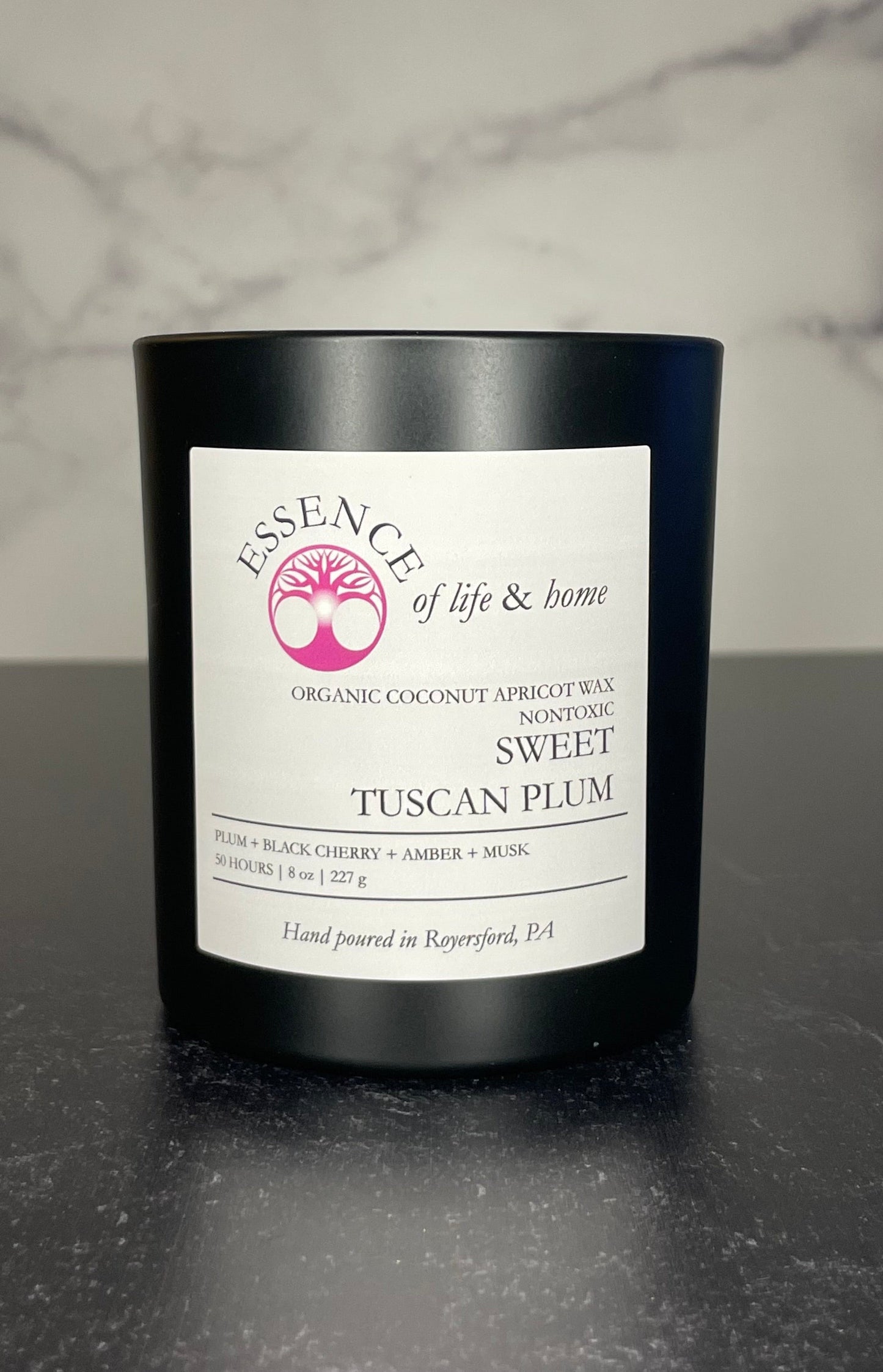 Sweet Tuscan Plum | 8oz Candle