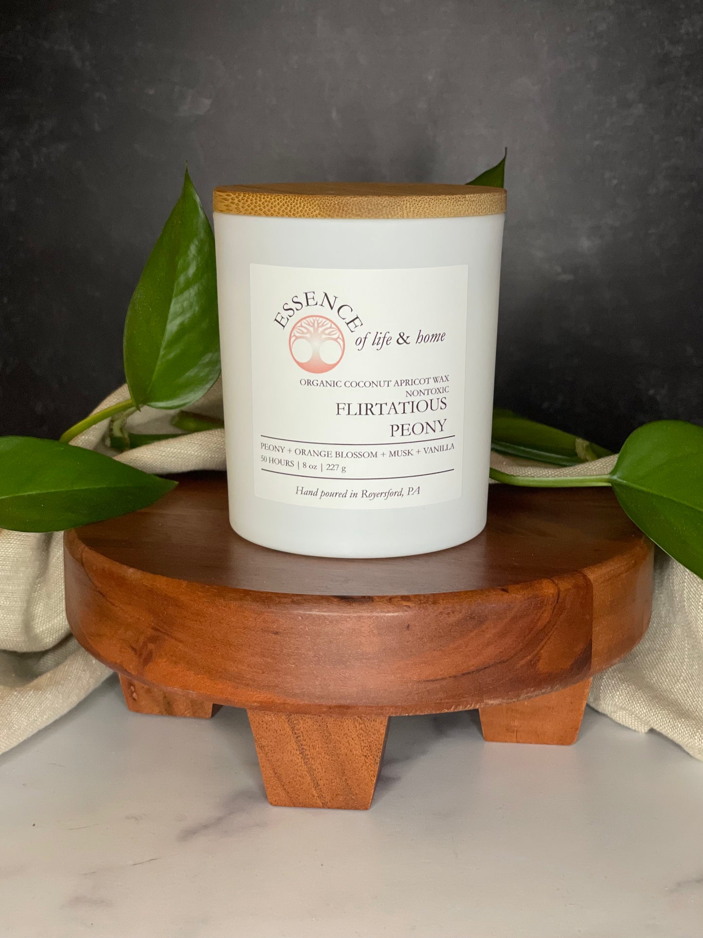 Flirtatious Peony | 8oz Candle