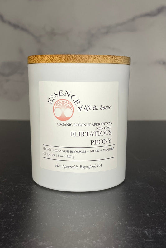 Flirtatious Peony | 8oz Candle