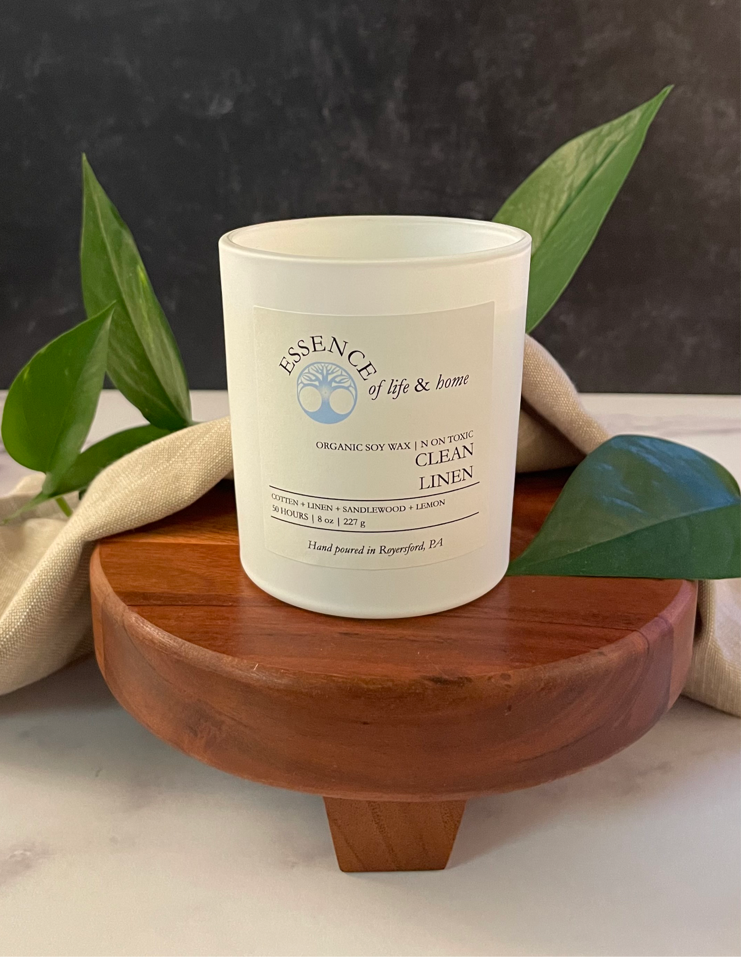 Clean Linen | 8oz Candle