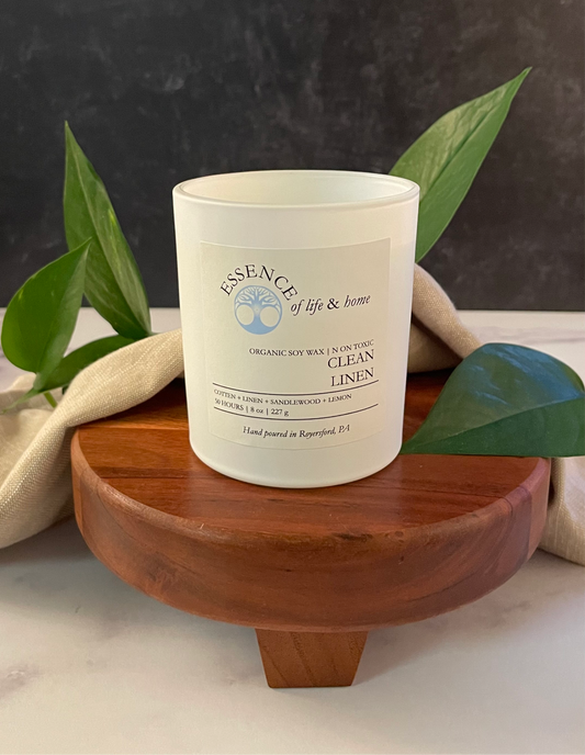 Clean Linen | 8oz Candle