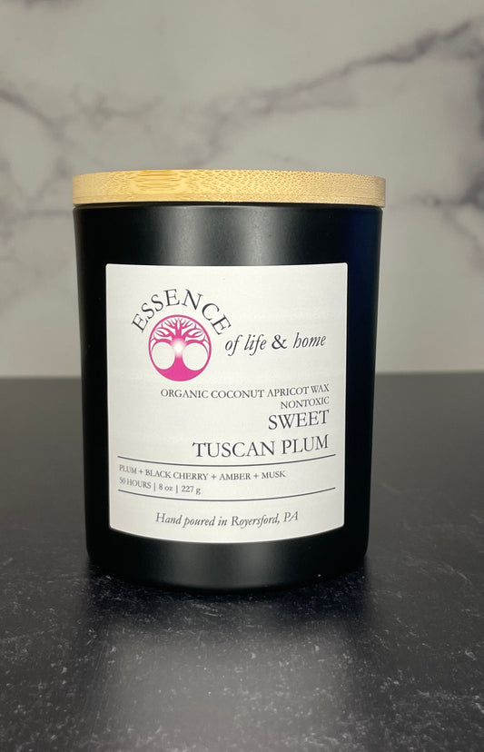 Sweet Tuscan Plum | 8oz Candle
