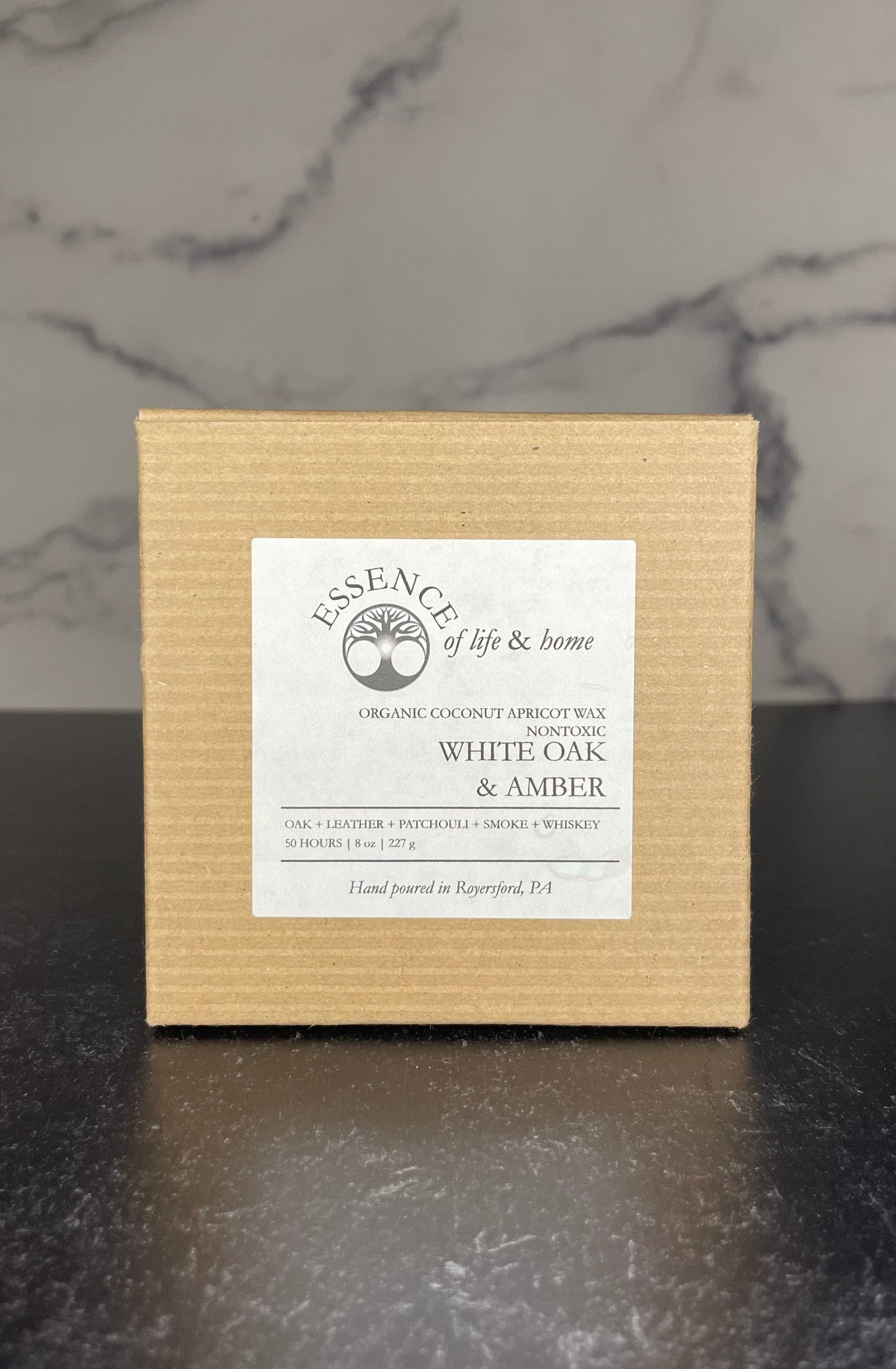White Oak & Amber | 8oz Candle