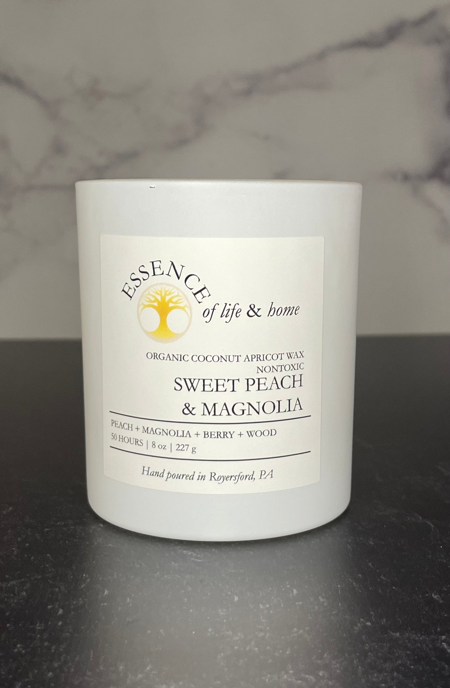 Sweet Peach & Magnolia | 8oz Candle