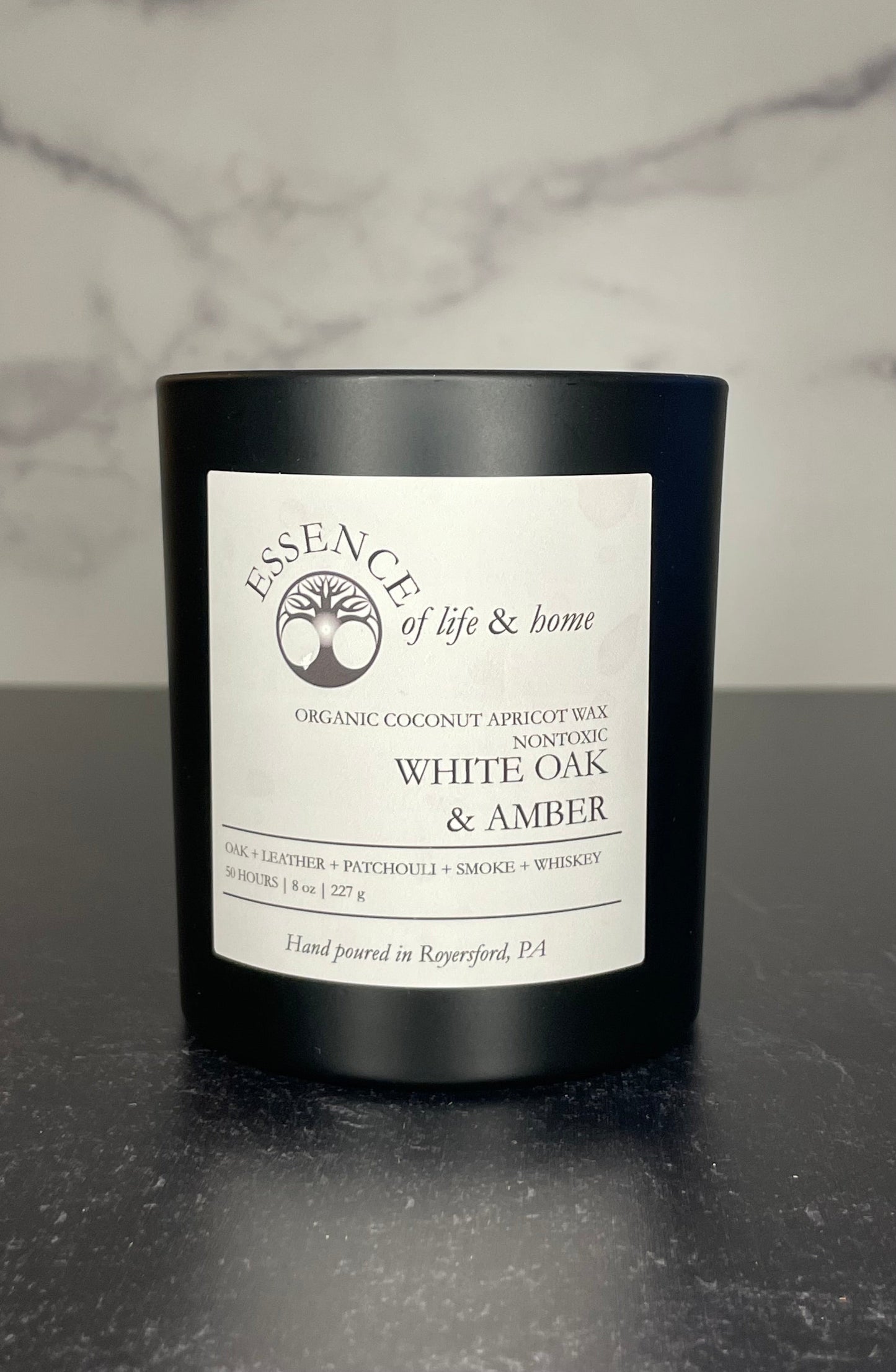 White Oak & Amber | 8oz Candle