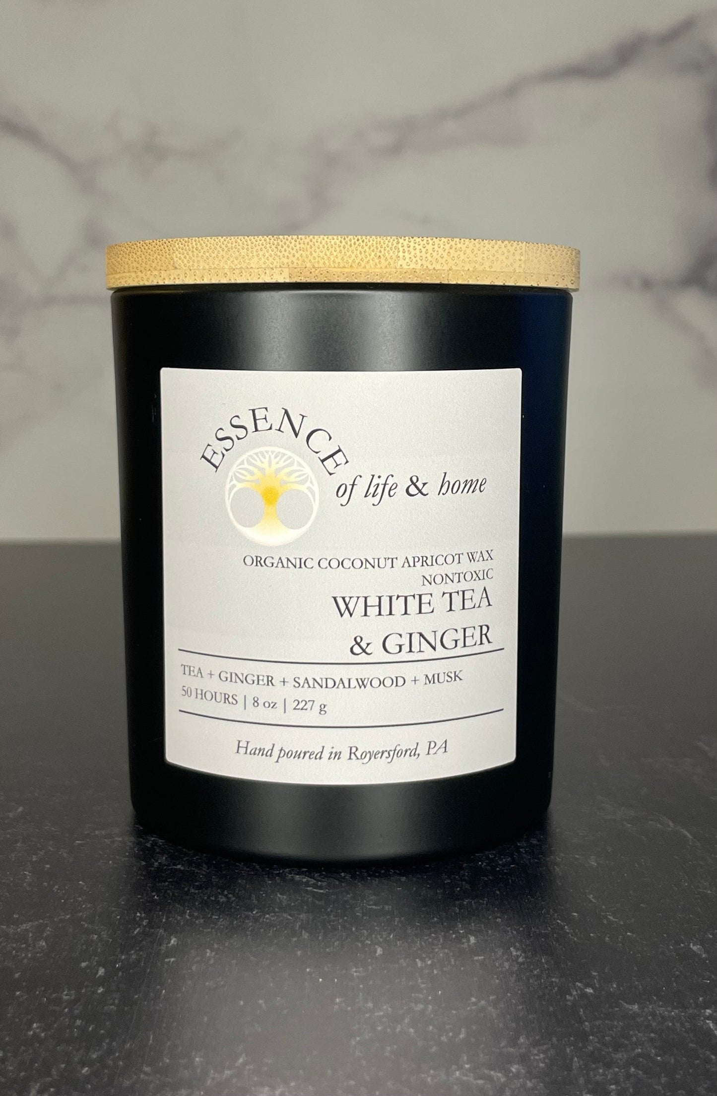 White Tea & Ginger | 8oz Candle