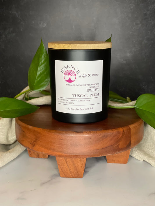 Sweet Tuscan Plum | 8oz Candle